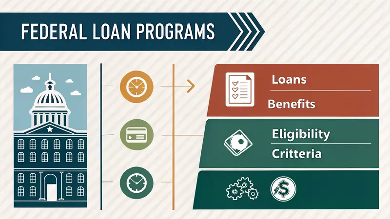 Federal Loan Programs Overview Infographic