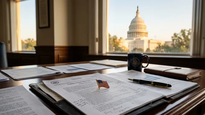 U.S. Capitol building with financial documents symbolizing government lending programs