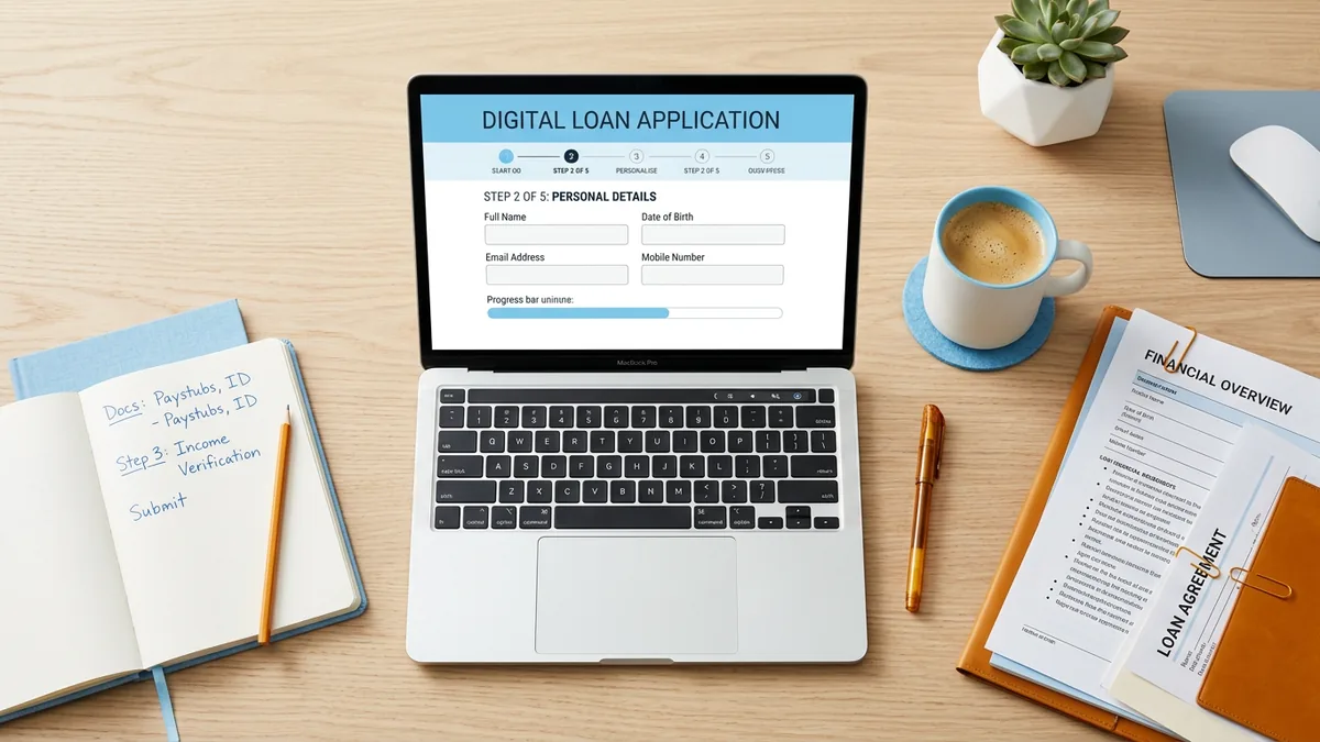 How tribal loans work — diagram showing the 5-step application process from online form to ACH deposit