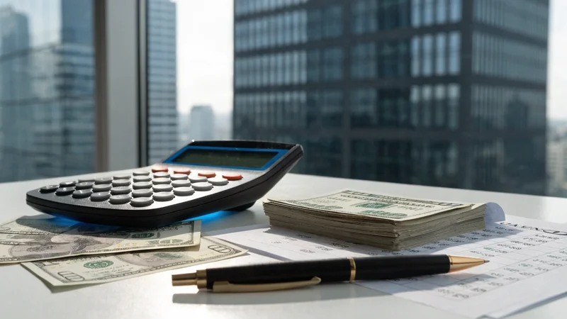 Calculator showing installment loan monthly payment results