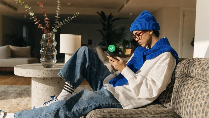 Person applying for personal installment loans online on laptop