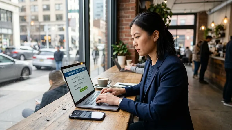 Tribal payday loan application process on a smartphone with Native American tribal lending information